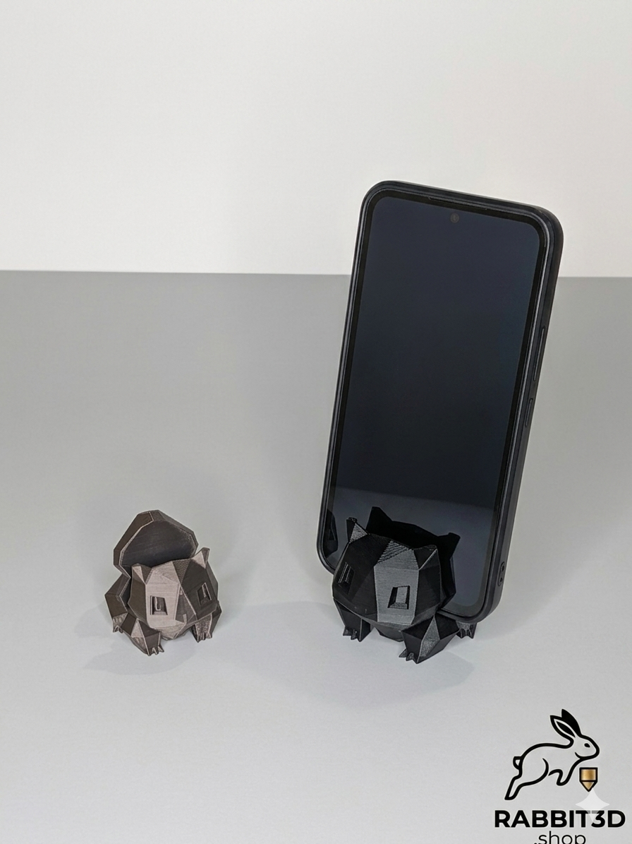 Soporte para el movil verde hoja