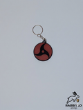Llavero ojo de anime rojo
